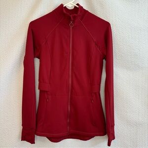 Fabletics Trinity Women's Red Jacket Size: Medium